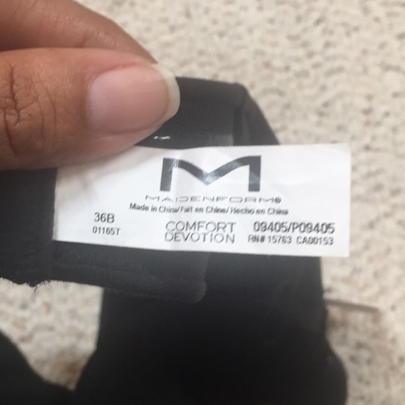 Maidenform black strapless bra - Picture 4 of 4